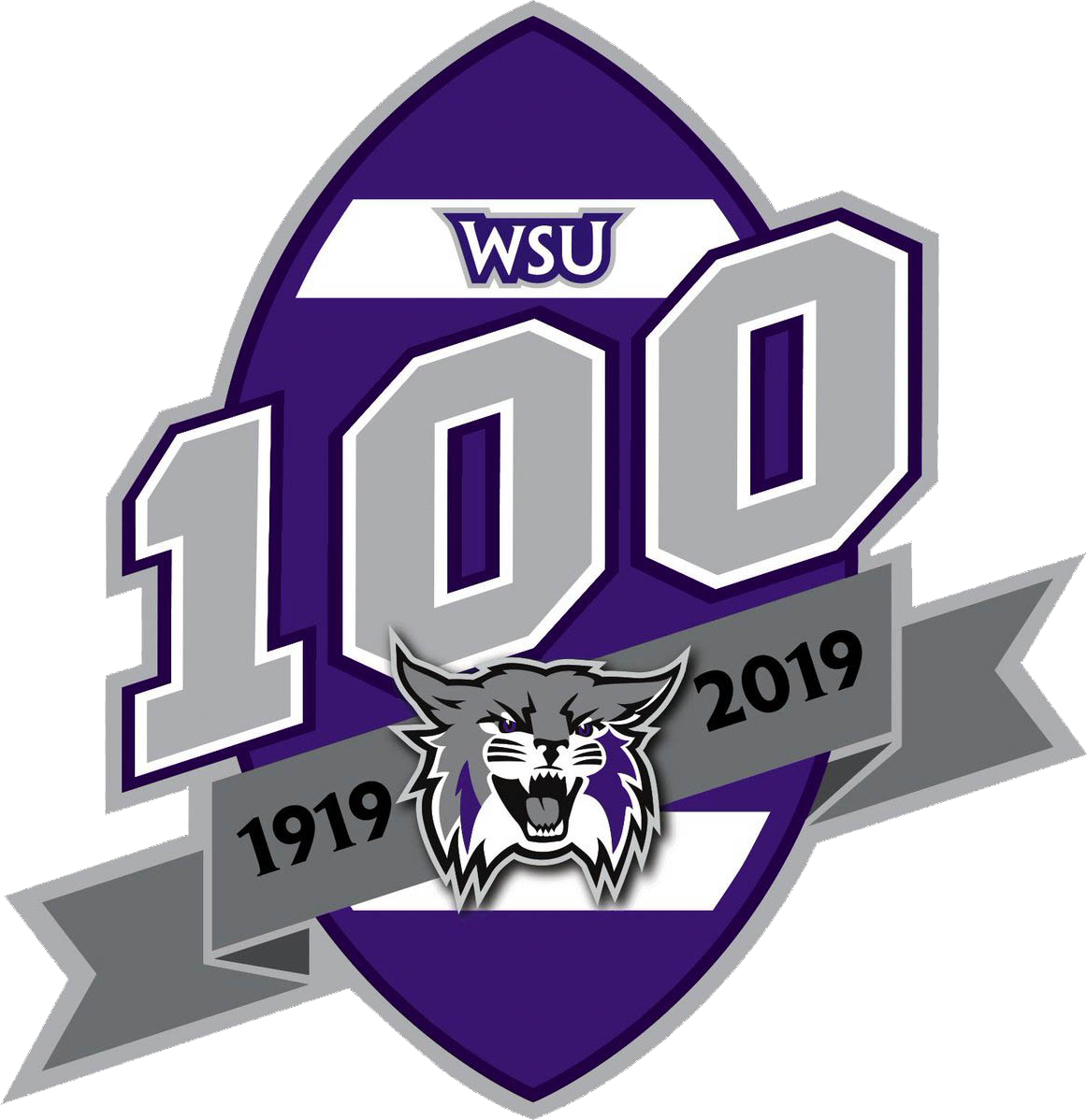 Weber State Wildcats 2019 Anniversary Logo t shirts iron on transfers
